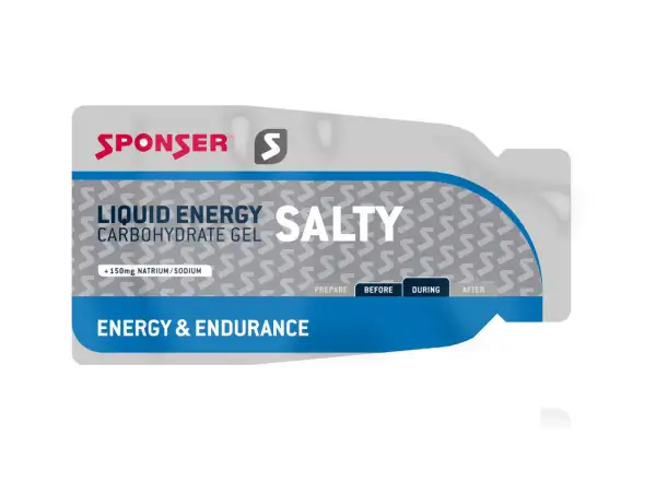 Sponser Liquid Energy Salty energy gel with beta-glucans 35 g salty/neutral
