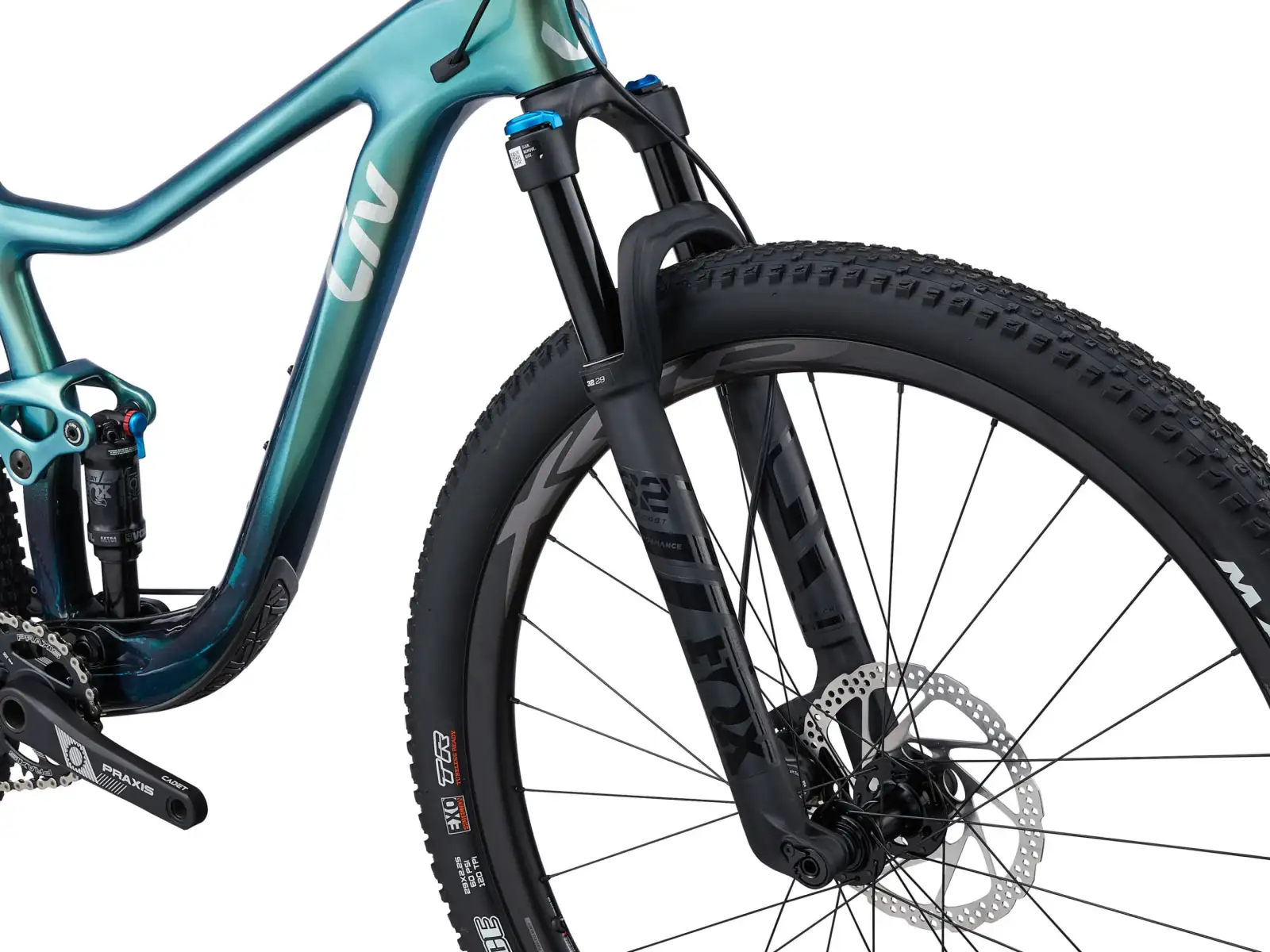 Liv Pique Advanced Pro 29 mountain bike Phoenix Fanatic Teal/Dark Green