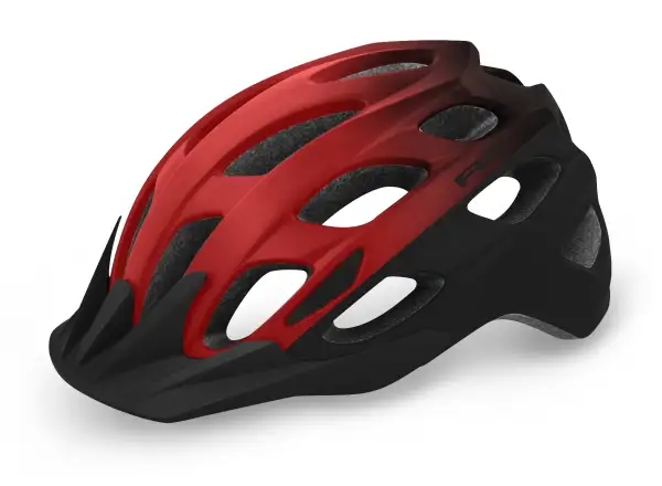 R2 Cliff cycling helmet red