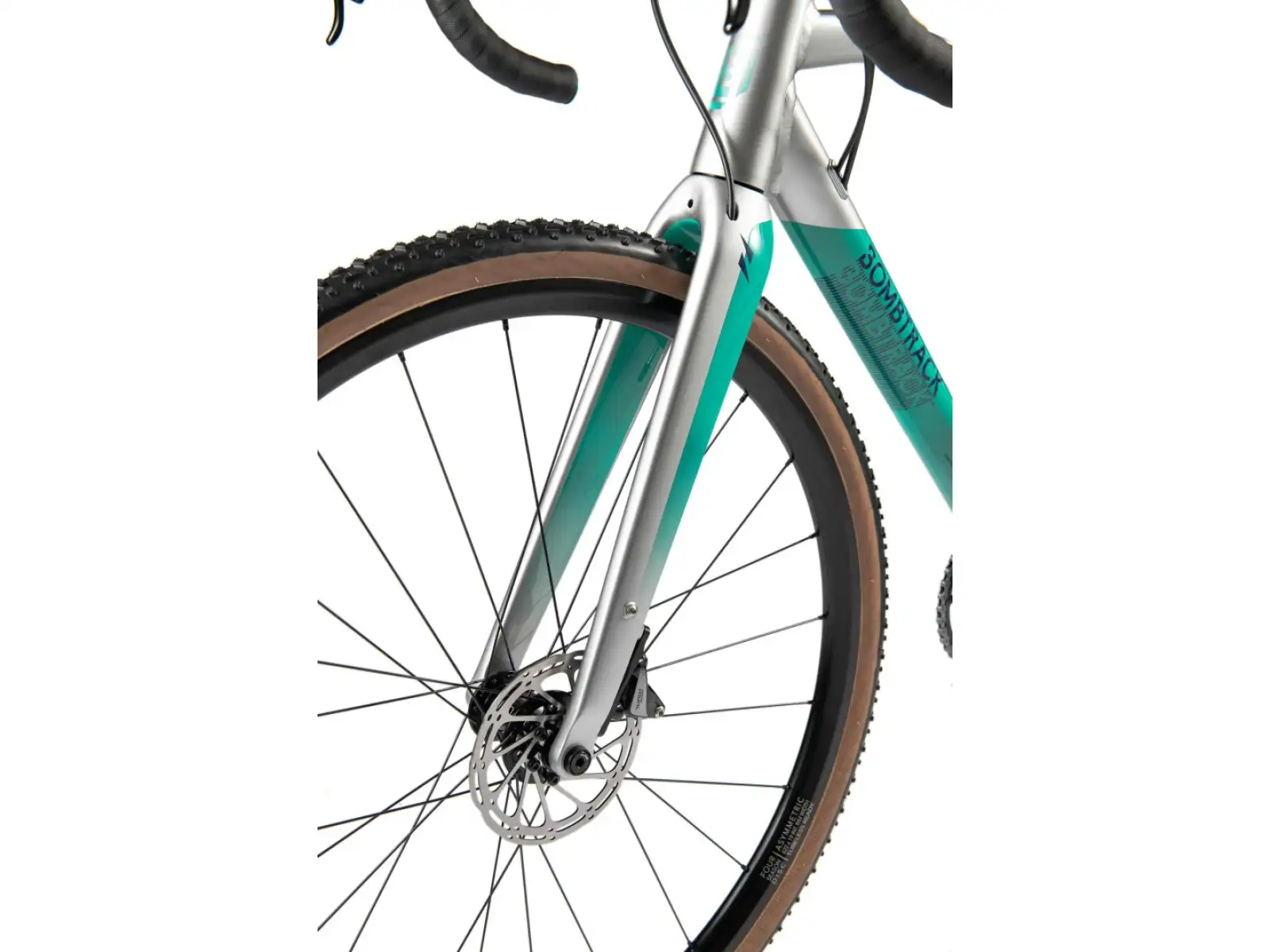 Bombtrack Tension 2 cyclocross bike Glossy Grey / Green