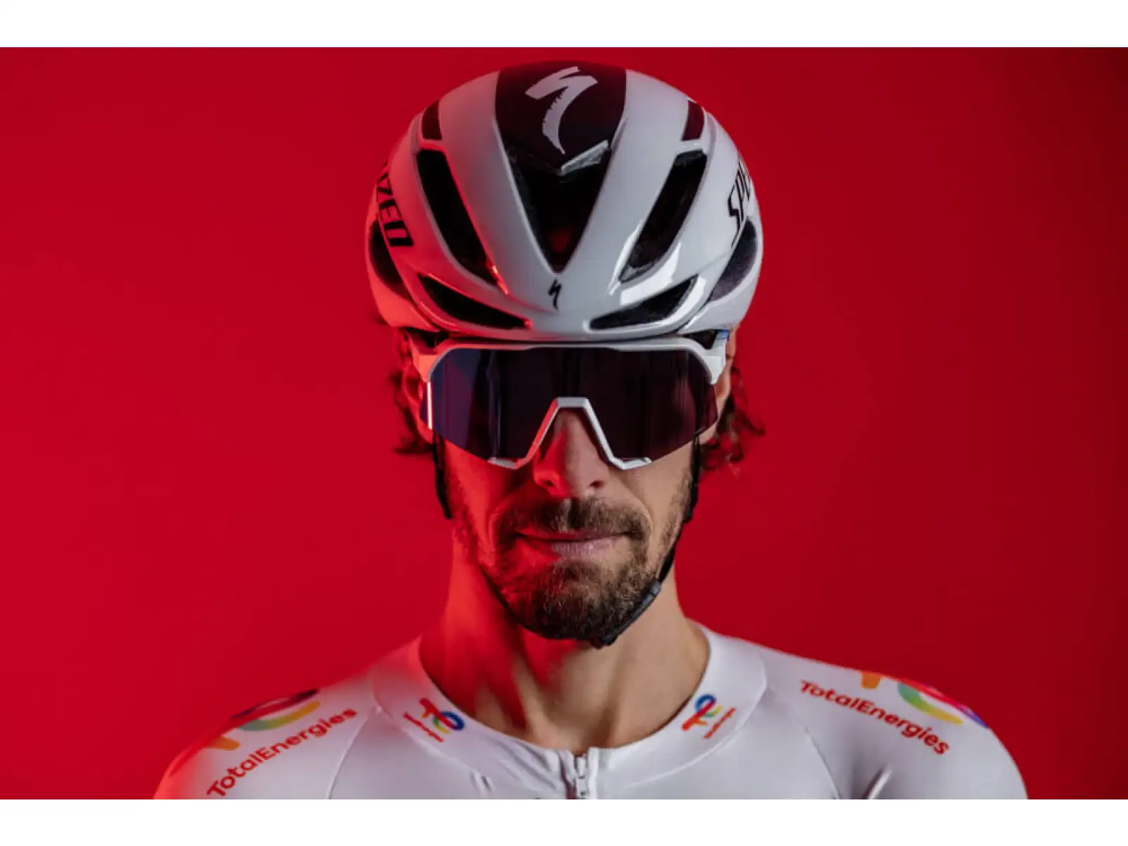 100% S3 Glasses TotalEnergies Team Matte White / HIPER Lens