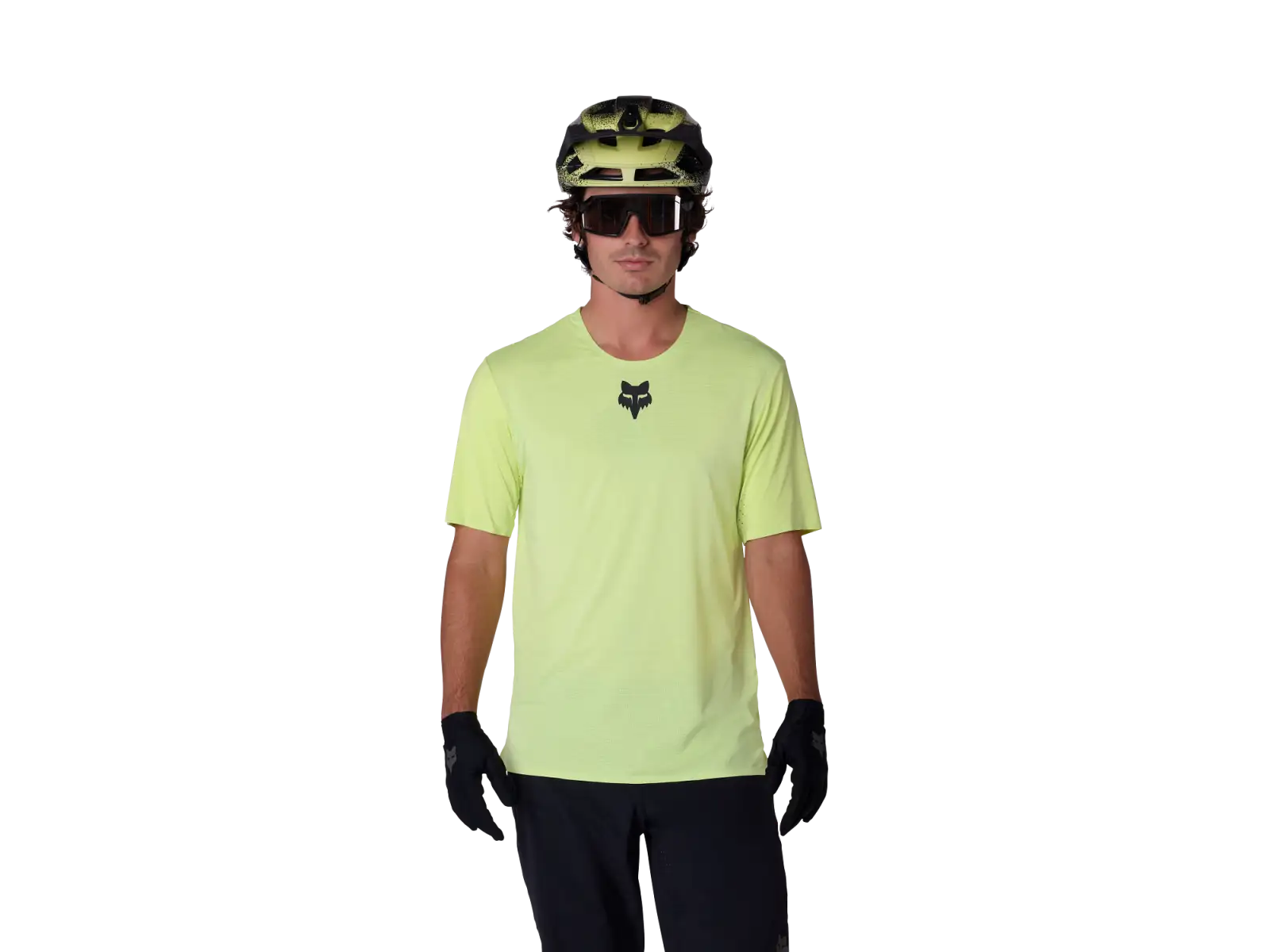 Fox Flexair men's jersey short sleeve Lime