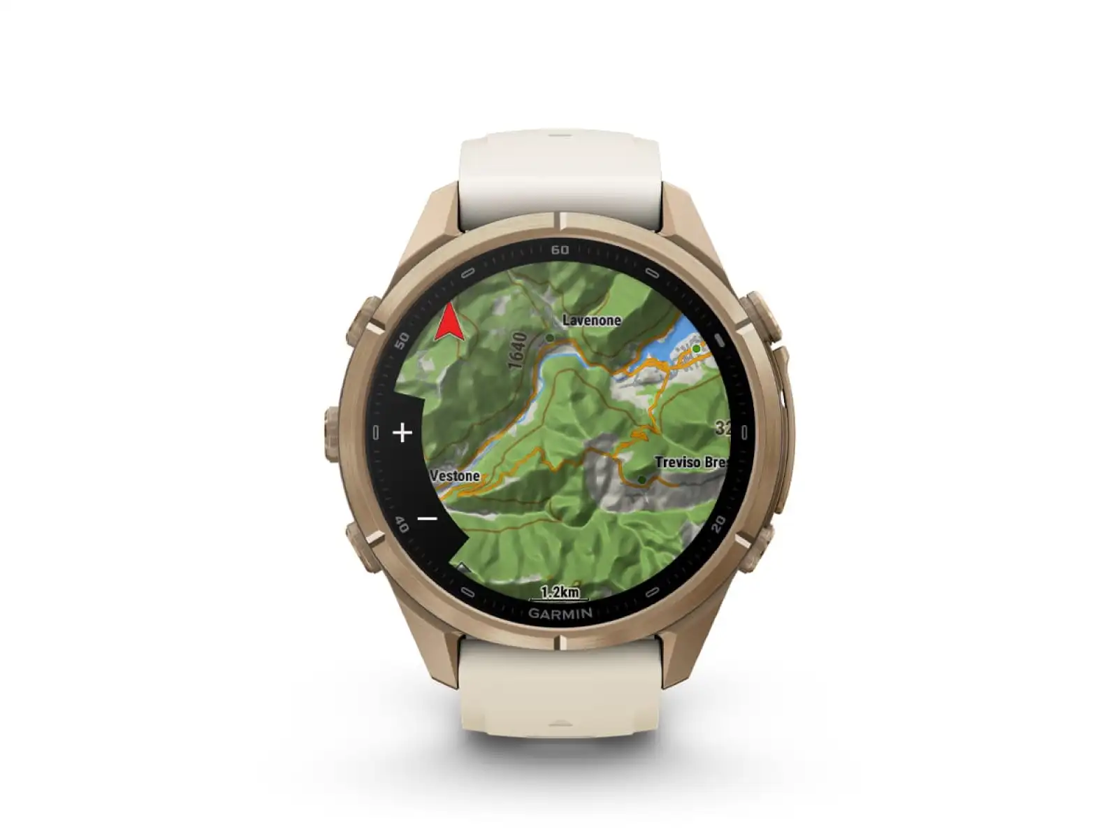 Garmin fenix 9 Pro inReach 43 mm smart watch Autumn gold titanium/Cream/french gray
