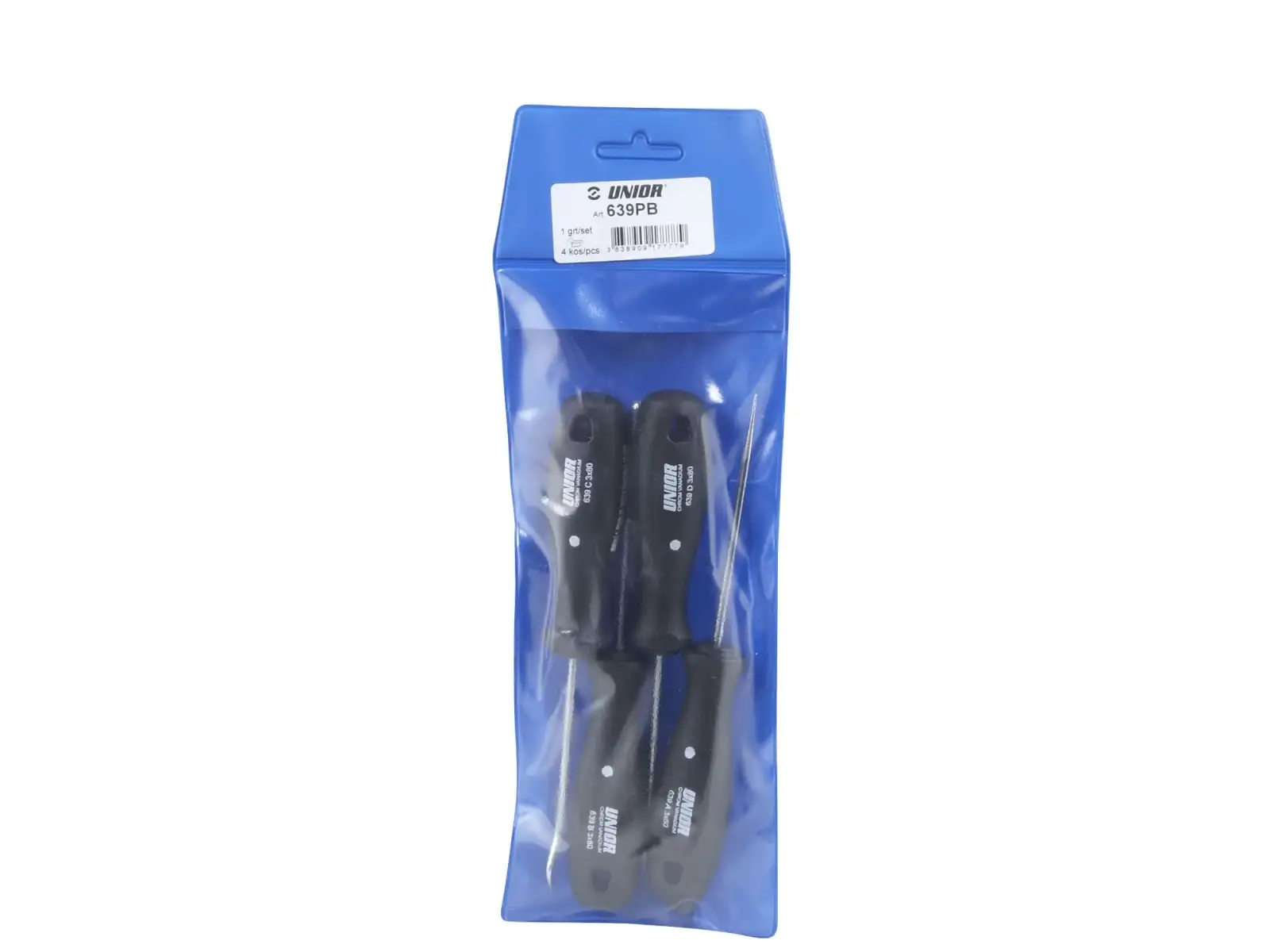 Unior workshop needle set 4pcs