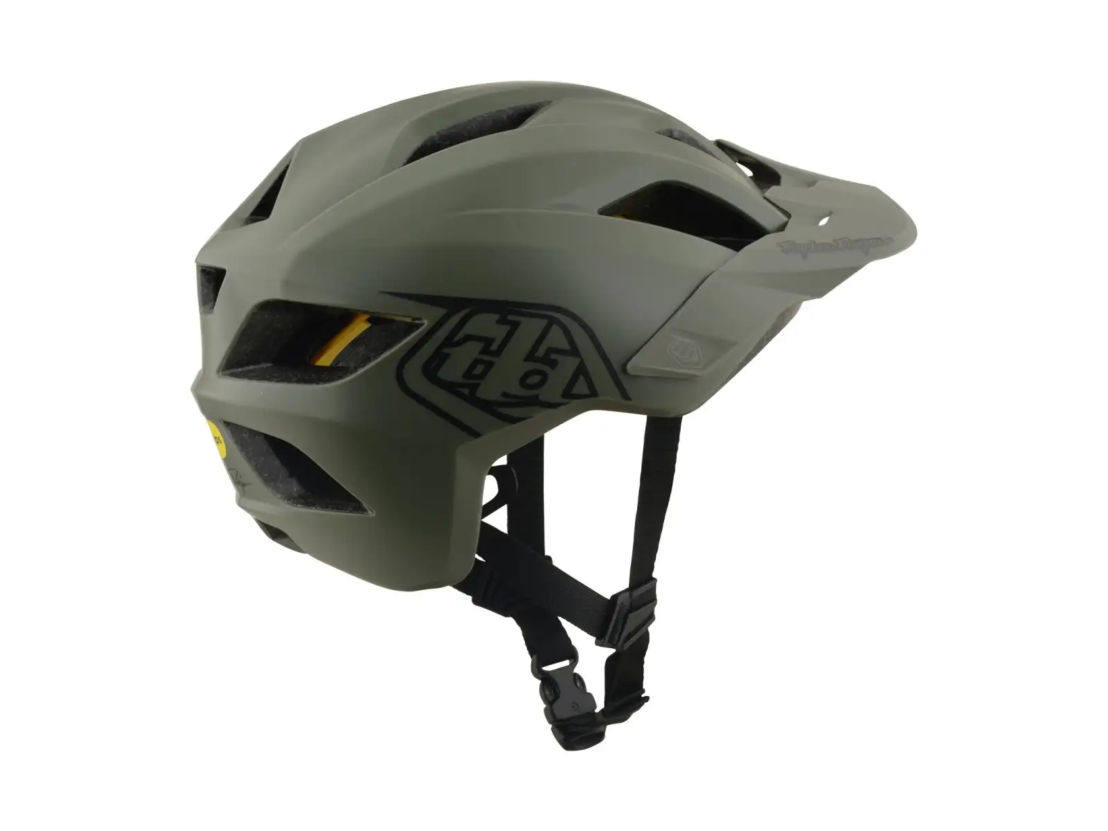 Troy Lee Designs Youth Flowline MIPS kids helmet Point Army/Phantom