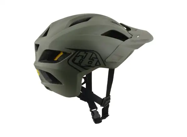 Troy Lee Designs Youth Flowline MIPS kids helmet Point Army/Phantom