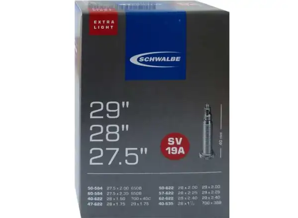 Schwalbe tube MTB Extra Light 27.5"/28"/29" (Nr.19A)