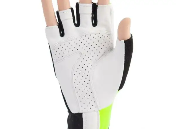 Crussis gloves black/yellow fluo size M
