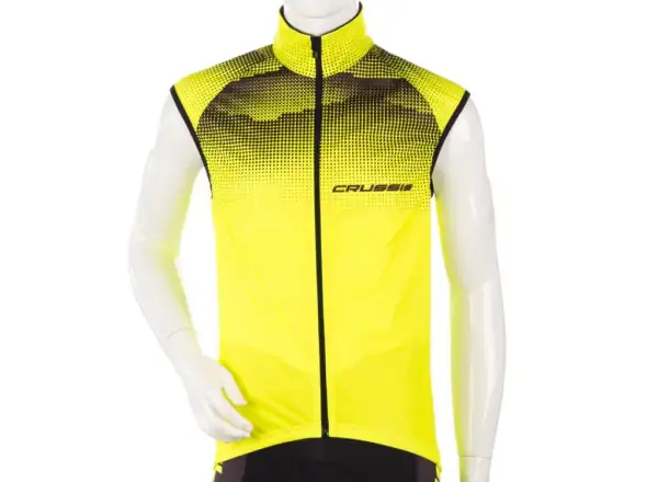 Crussis men's vest yellow/black