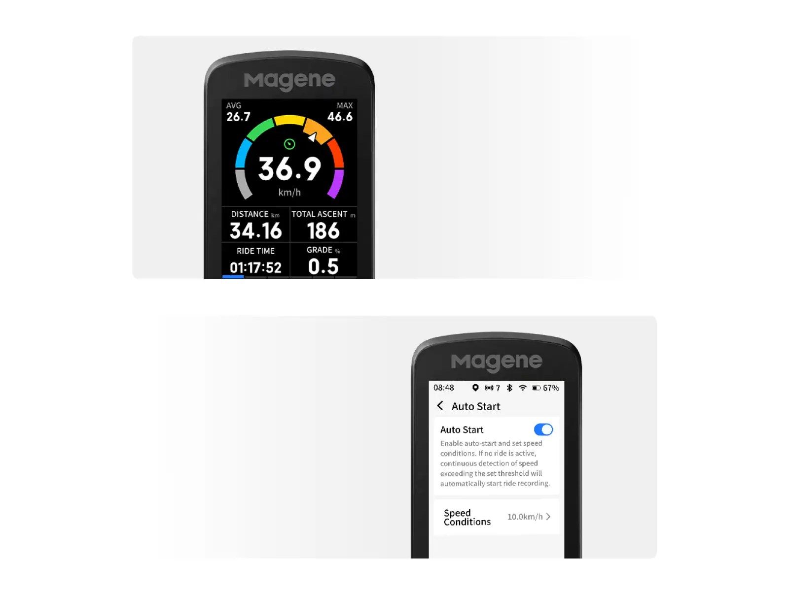 Magene C606 V2 GPS bike computer