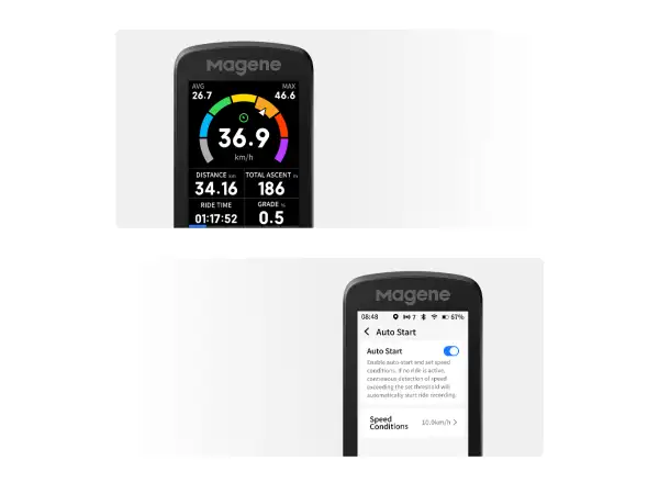 Magene C606 V2 GPS bike computer