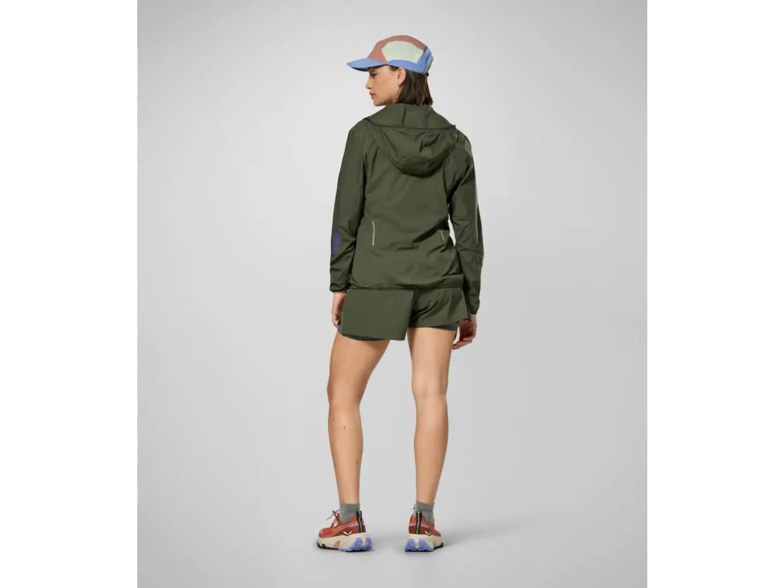 Salewa Pedroc Wind Light women's jacket Dark Olive