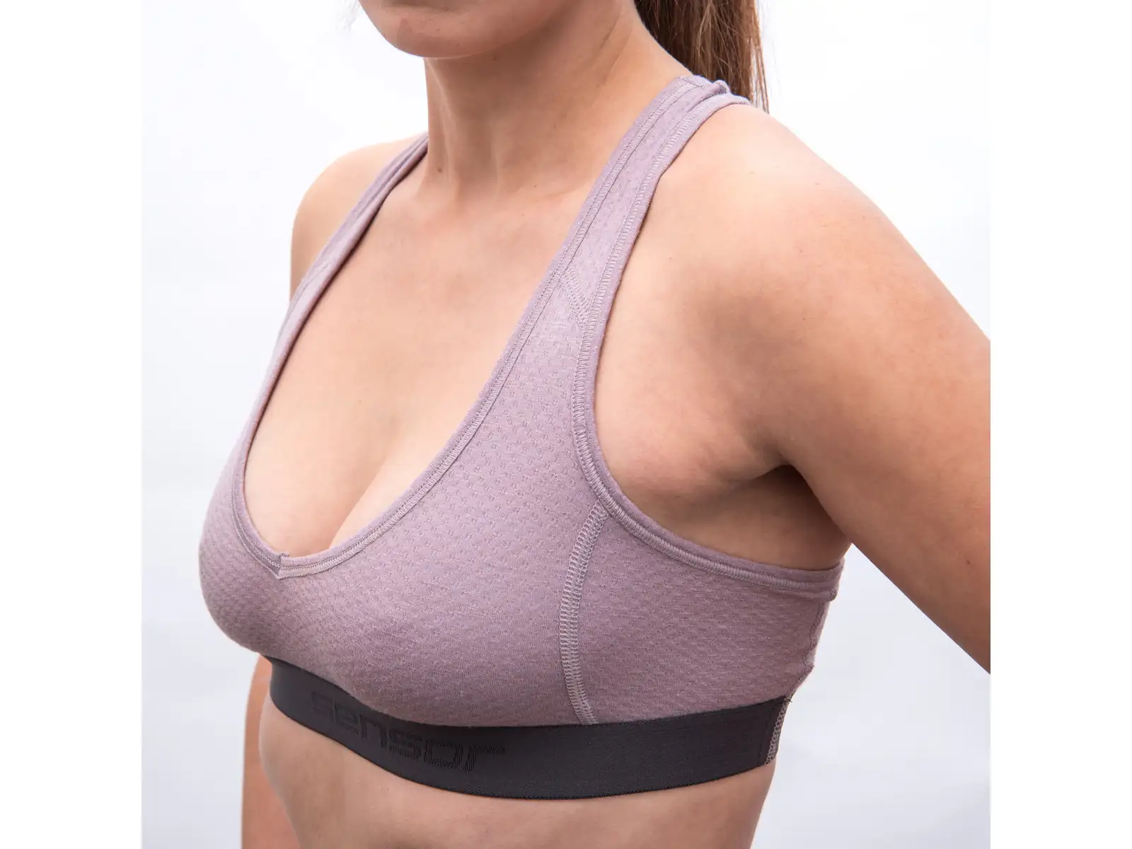 Sensor Merino DF women's bra Mystic Violet