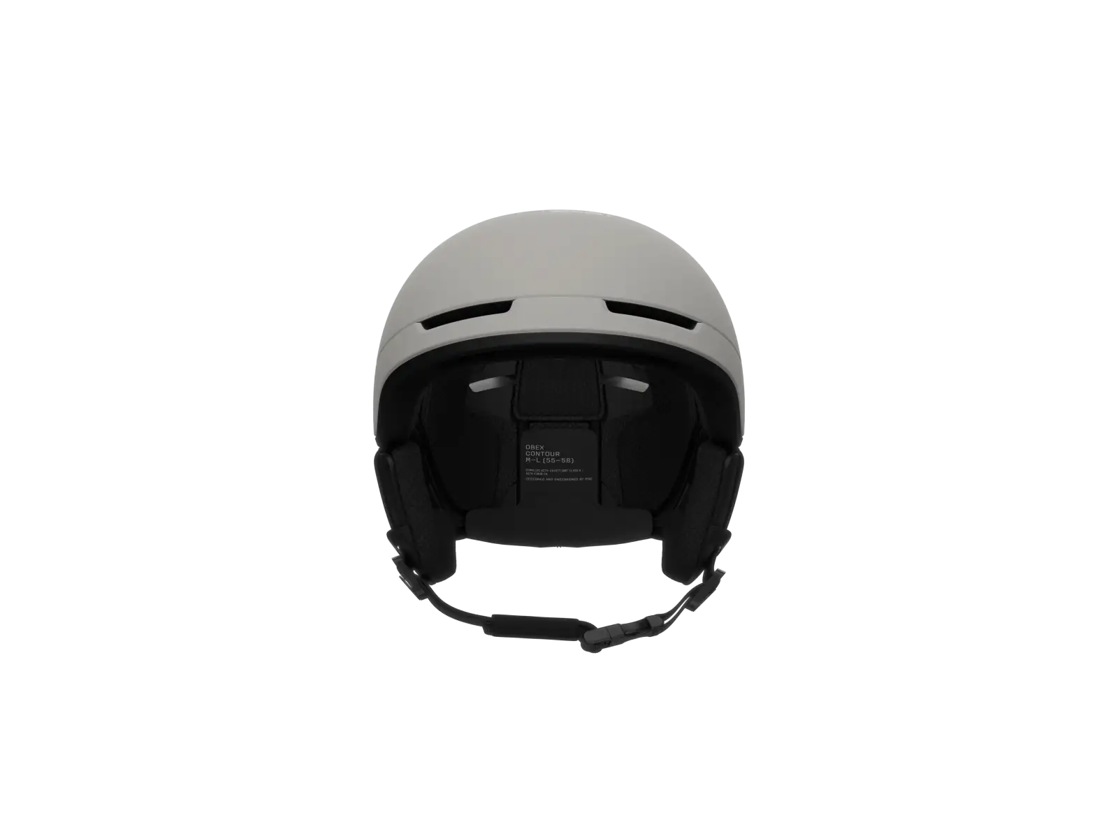 POC Obex Contour Communication ski helmet Mineral Grey Matt/Hydrogen White Matt