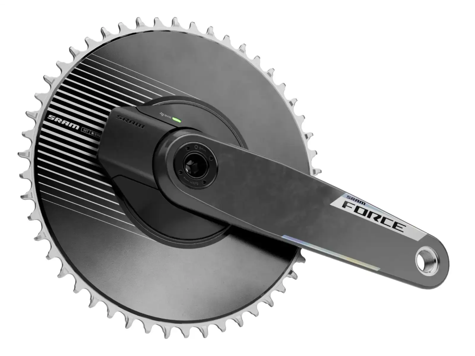 Sram Force E1 Aero DUB crankset with power meter and chainring 50 teeth 172.5 mm