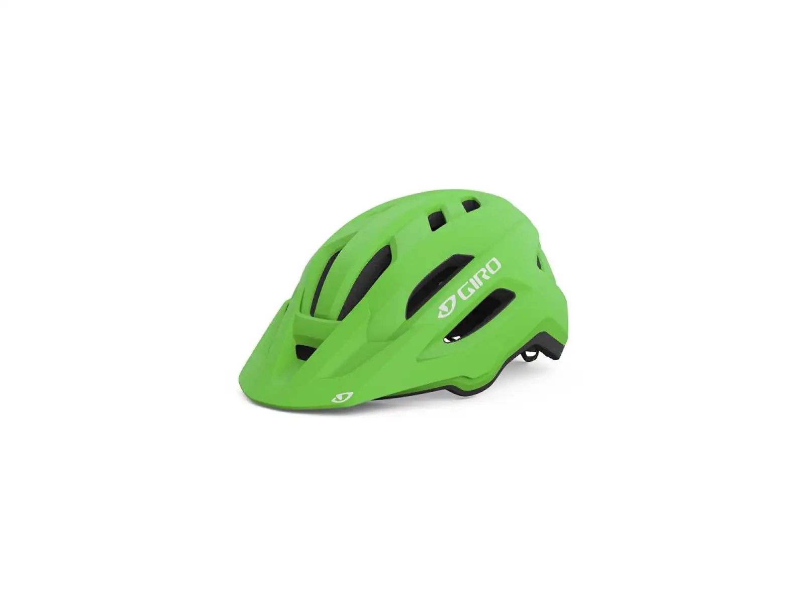 Giro Fixture II Youth children's helmet Mat Bright Green size Uni (50–57 cm)