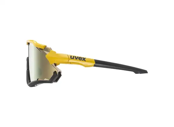 Uvex Sportstyle 228 cycling glasses Sunbee Black Mat/Mirror Yellow