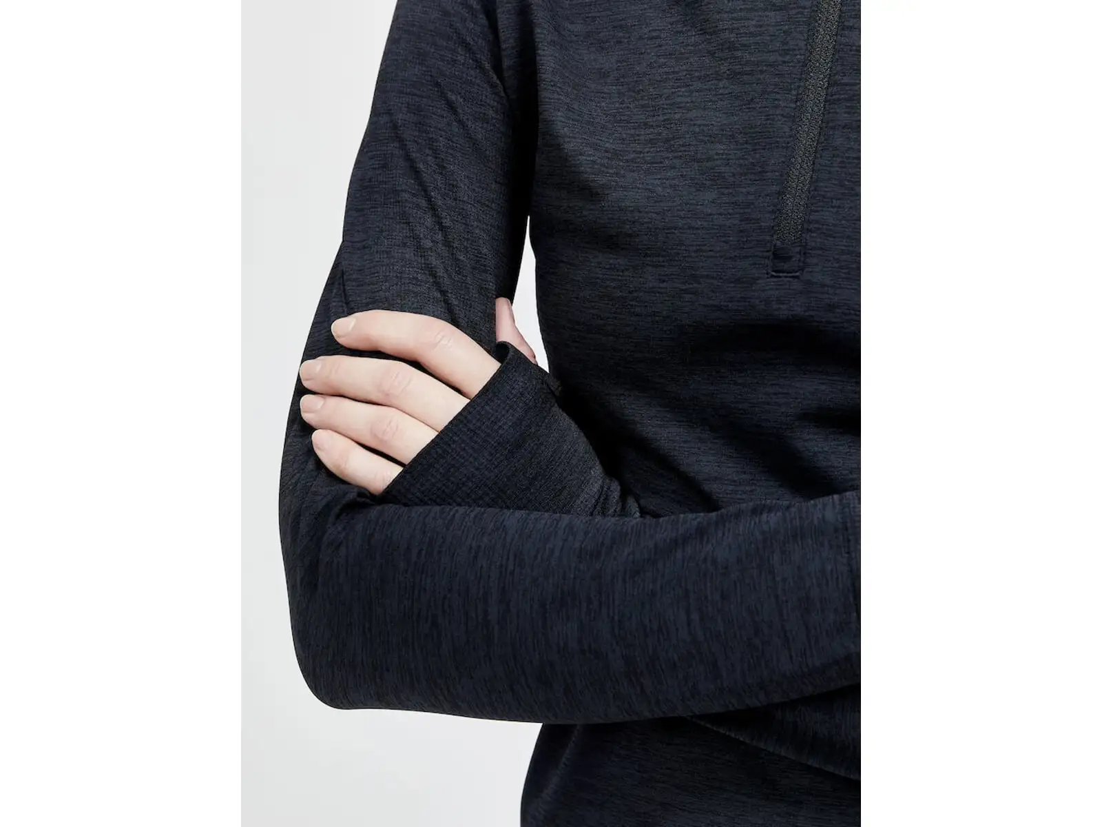 Craft CORE Dry Active Comfort Zip women's long sleeve shirt black