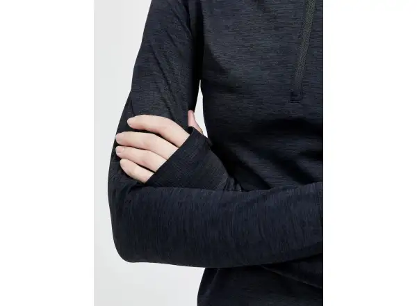 Craft CORE Dry Active Comfort Zip women's long sleeve shirt black