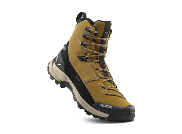 Salewa Puez Winter Mid PTX men's shoes Golden Brown / Black