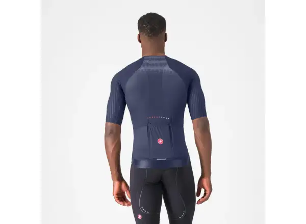 Castelli Aero Race 8S men's jersey short sleeve Belgian Blue
