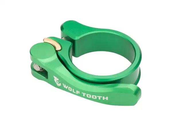WOLF TOOTH seat clamp 34.9 mm green Quick Release