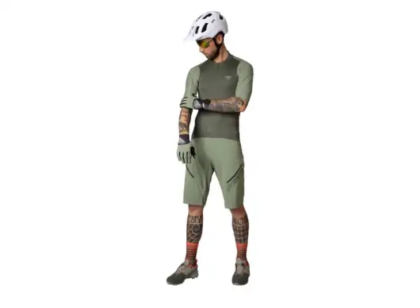 Dynafit Ride Light 1/2 zip men's jersey short sleeve Thyme