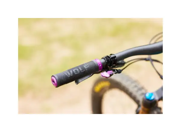 Wolf Tooth Echo grips black/purple