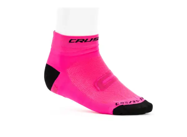 Crussis cycling socks pink/black