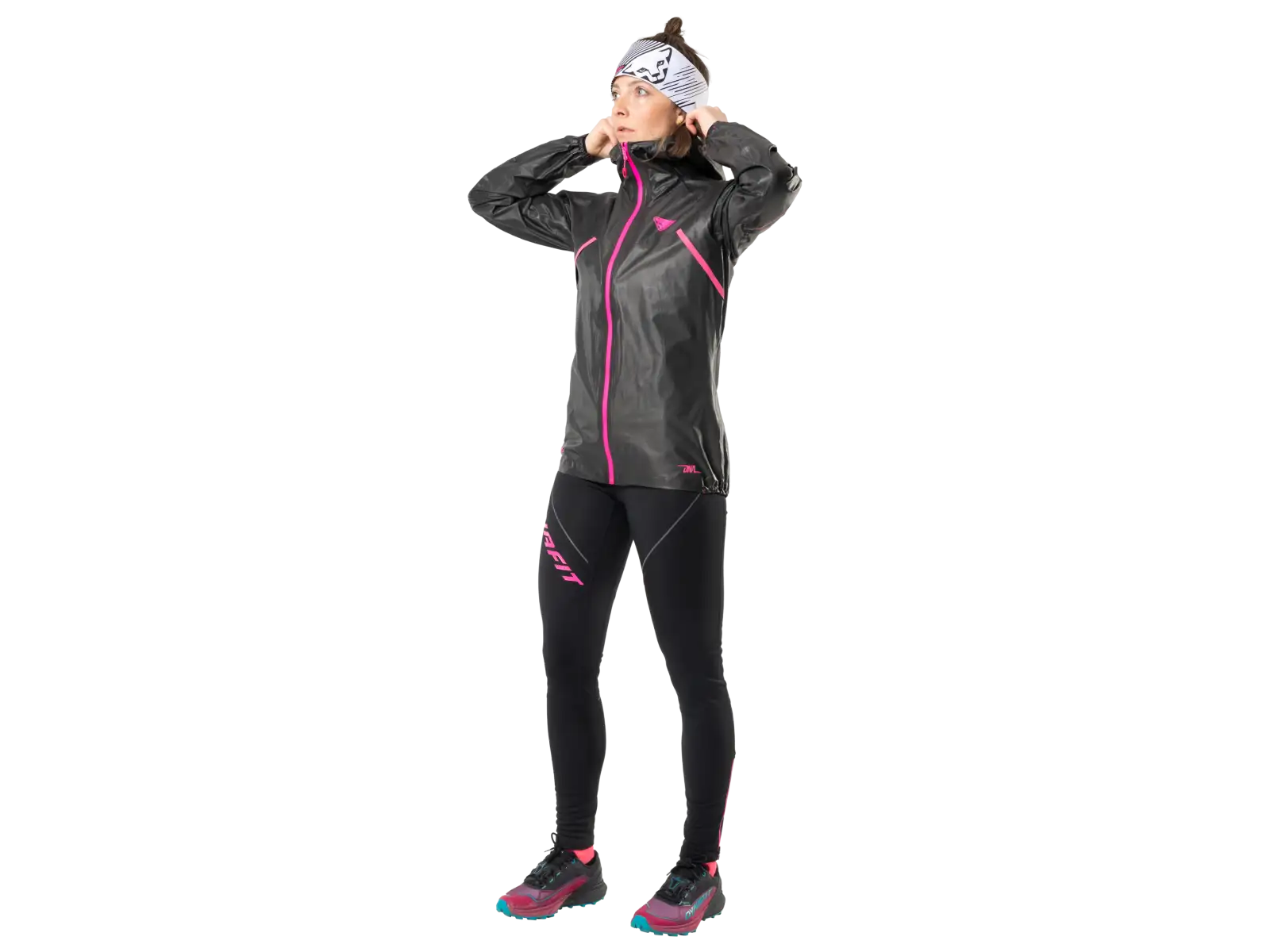 Dynafit Winter women's running leggings Black Out