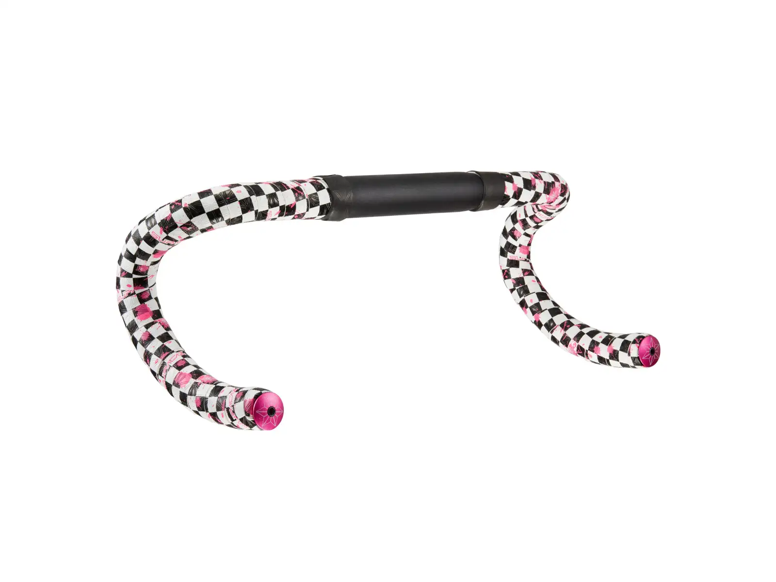 Supacaz Super Sticky Kush Classic handlebar tape Rad/Pink plugs