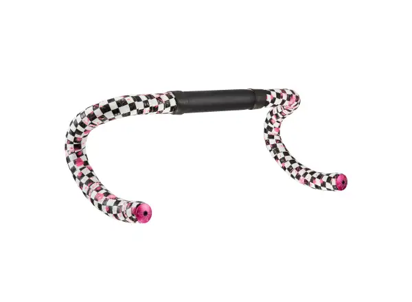 Supacaz Super Sticky Kush Classic handlebar tape Rad/Pink plugs
