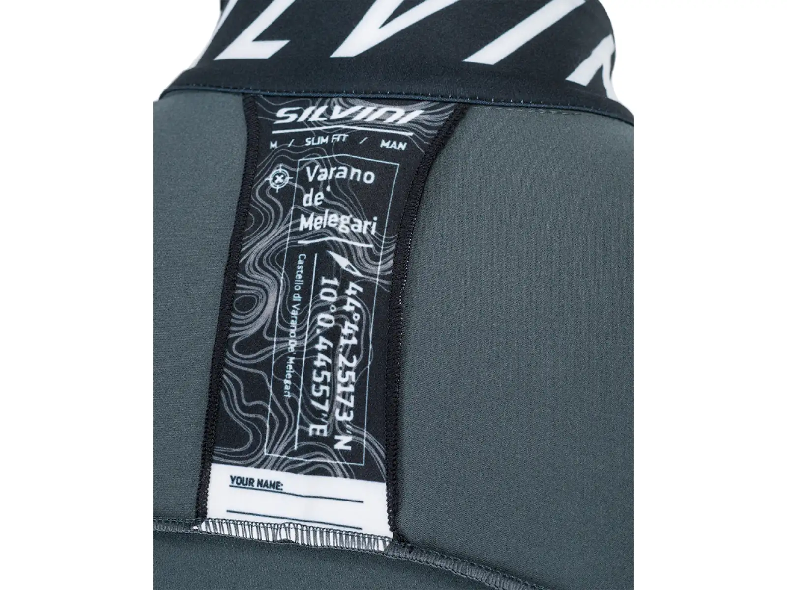 Silvini Varano men's jersey long sleeve charcoal