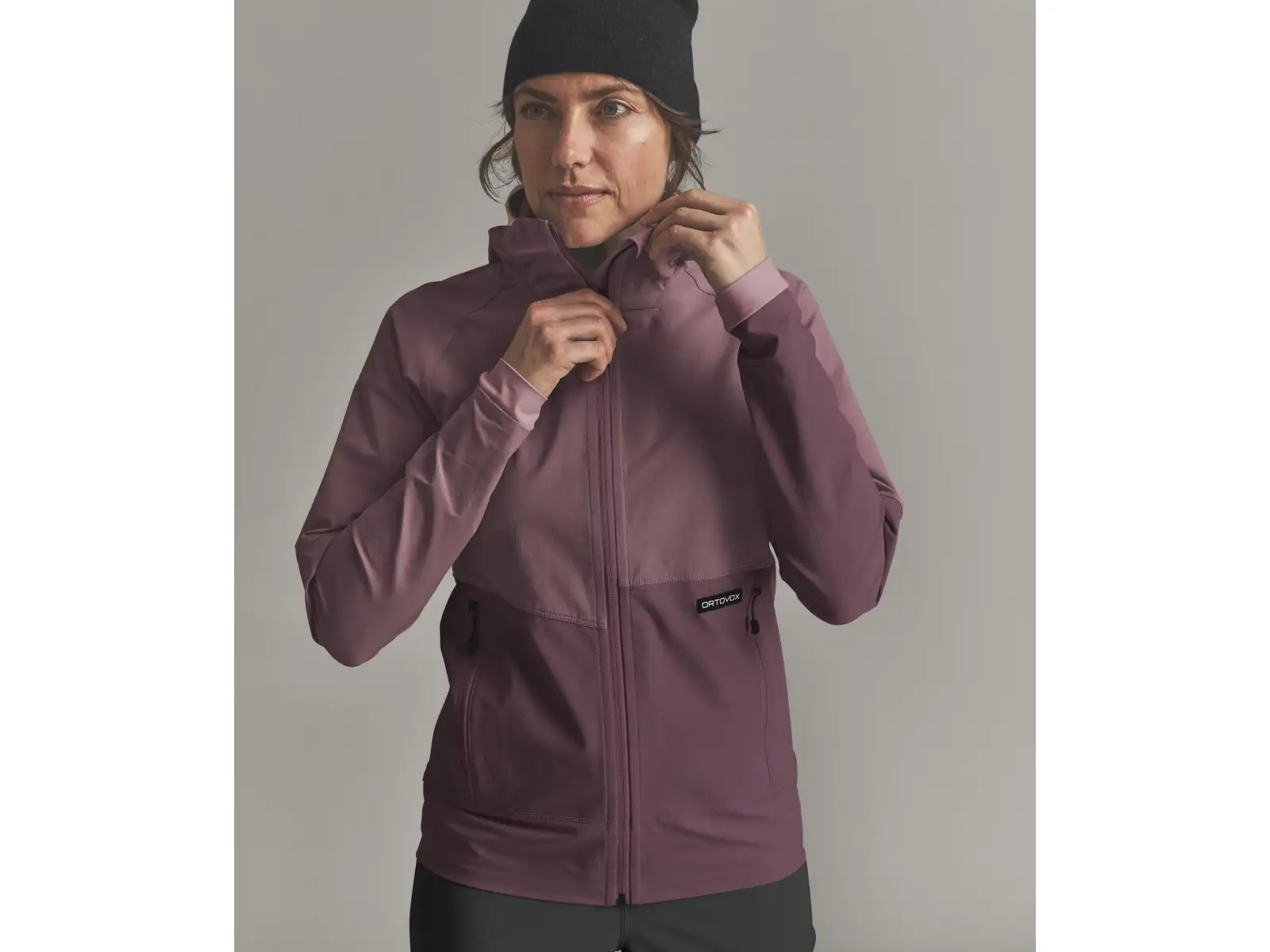 Ortovox Venet Softshell Hooded Jacket women's softshell jacket with hood Dusk Rose