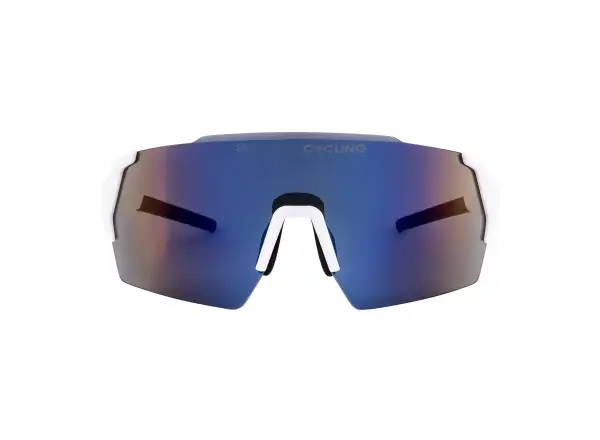 Force Electra glasses white/blue mirror lenses