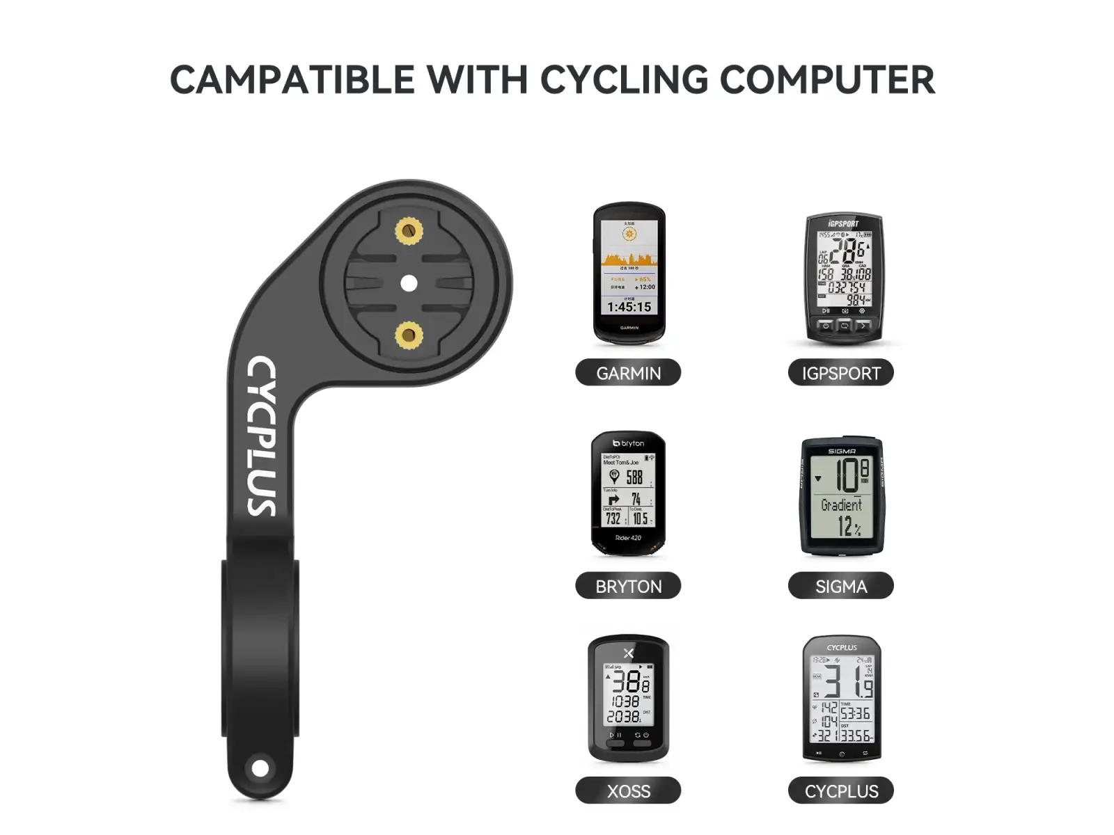 Cycplus Z1 mount for bike computer