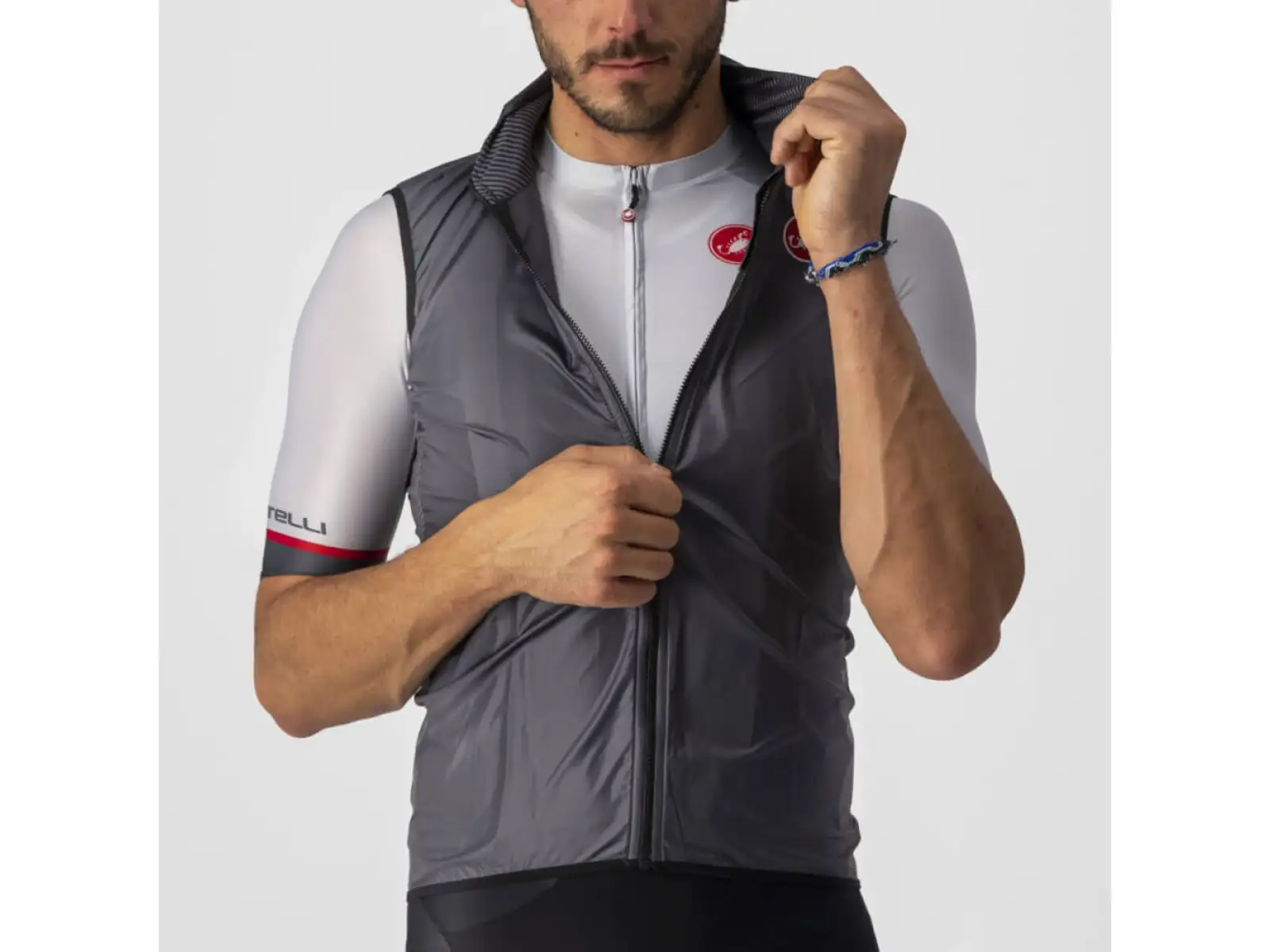 Castelli Aria men's vest Dark Grey