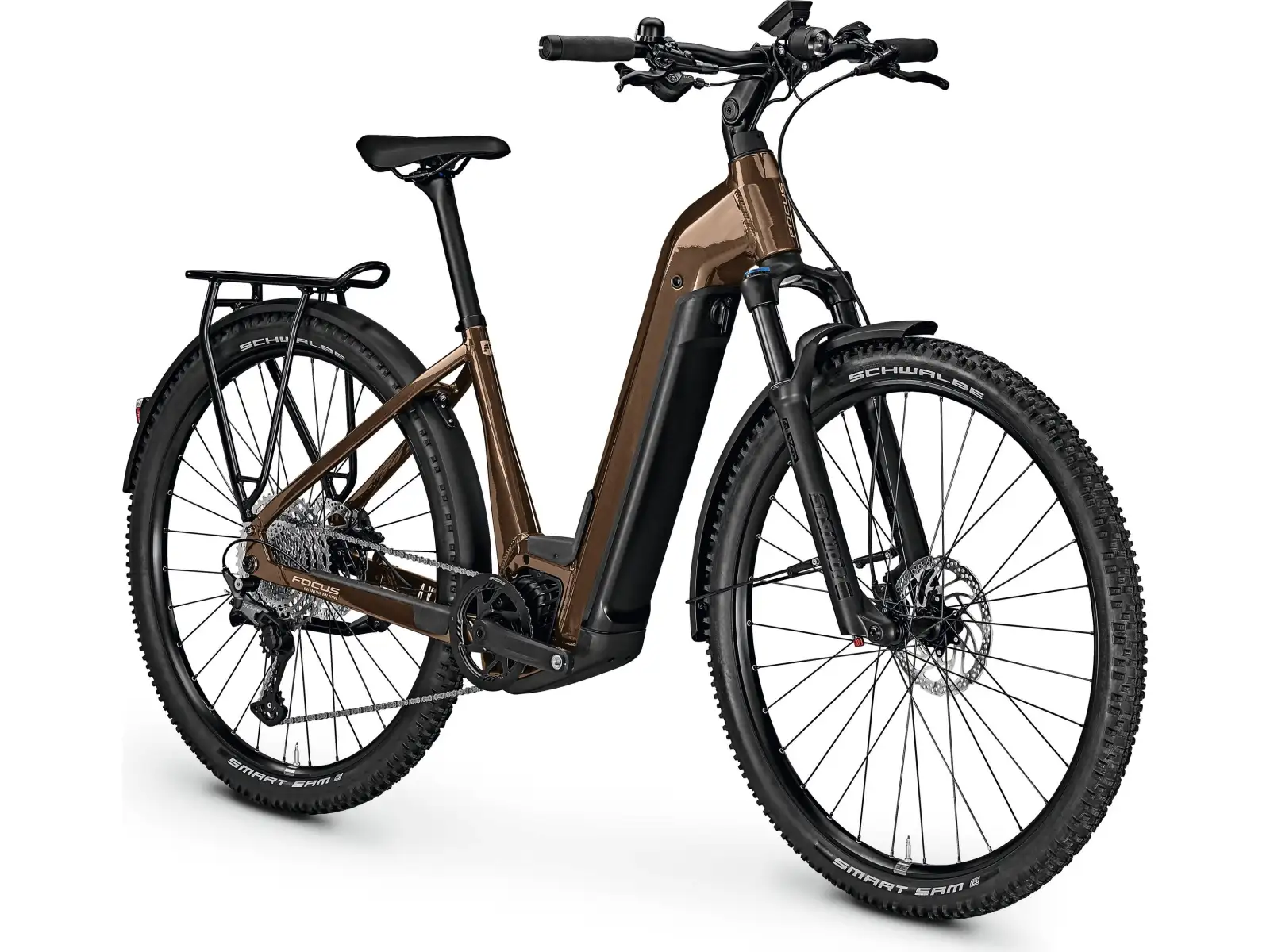 Focus Aventura2 6.8 WA 750Wh mountain e-bike Godlbrown Glossy