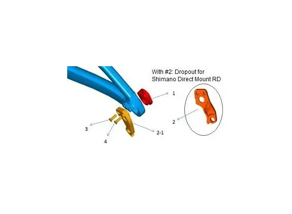 Giant dropout GS804Y Directmount RD