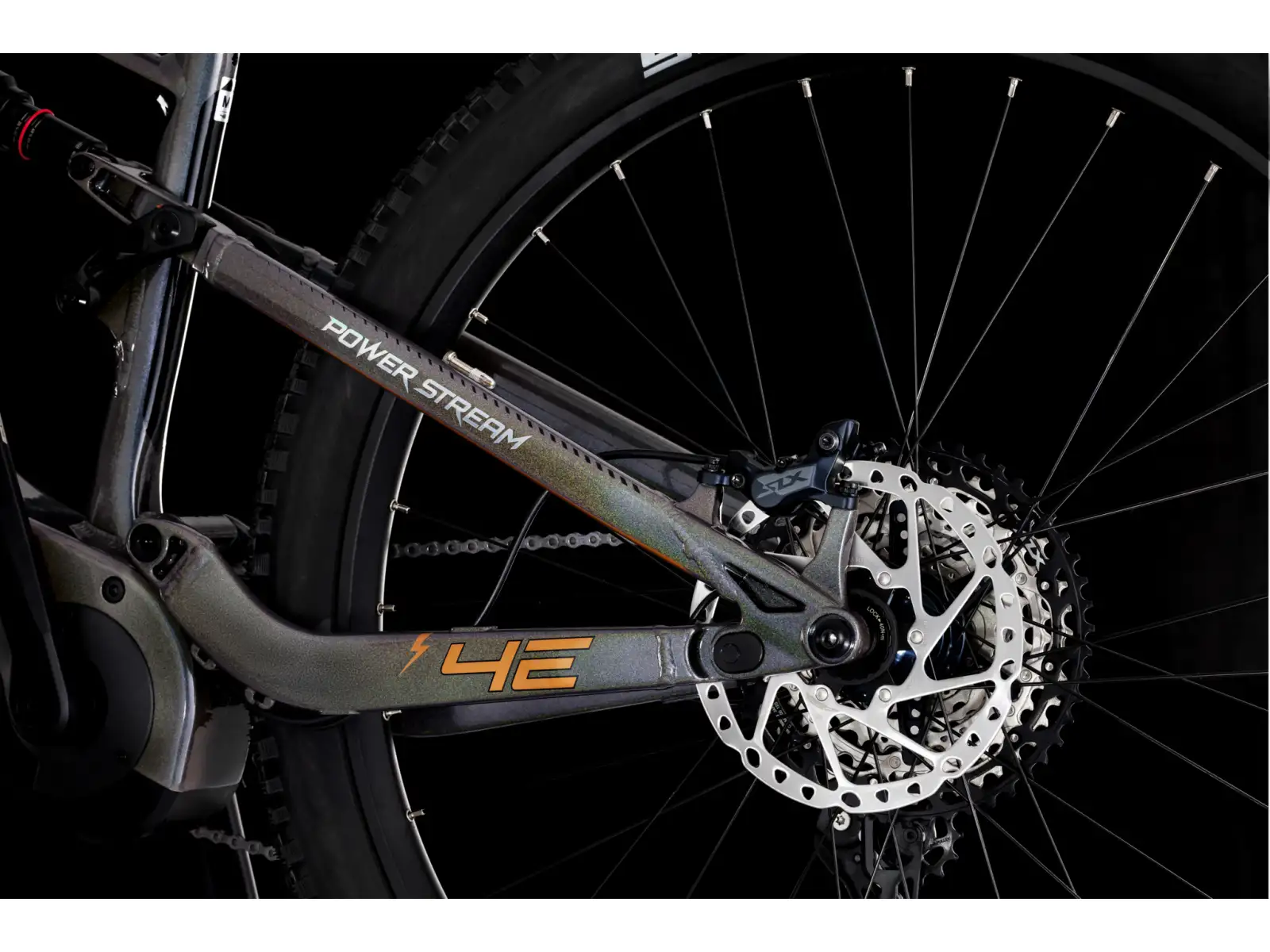 4EVER Powerstream Pro full-suspension e-bike Chameleon/Bronze