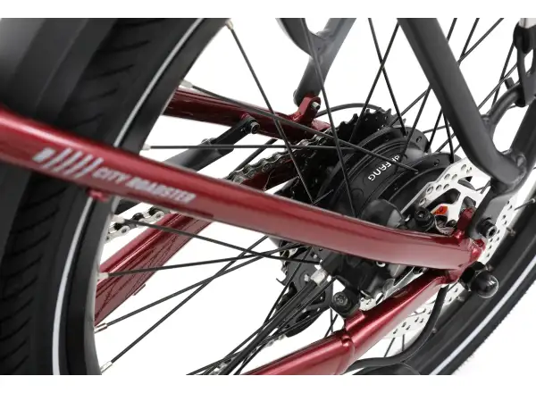 Apache Tanka 24 RX folding e-bike 363 Wh S/M burgundy