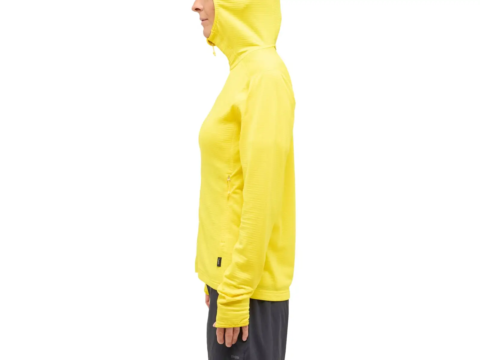 Haglöfs L.I.M Mid Multi Hood women's hoodie yellow