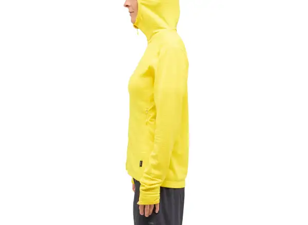 Haglöfs L.I.M Mid Multi Hood women's hoodie yellow