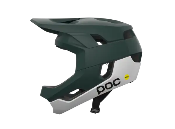POC Otocon Race MIPS MTB helmet Pargasite Green Matt/Hydrogen White Matt