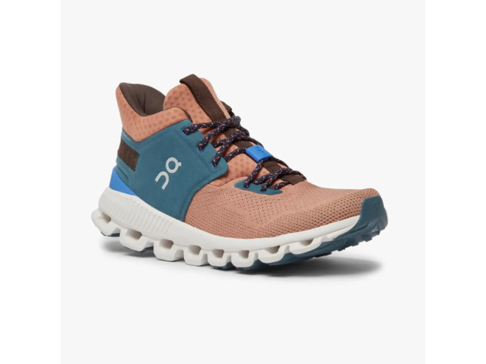 On Cloud Hi Edge Running Shoes Women Blush/Storm FW20