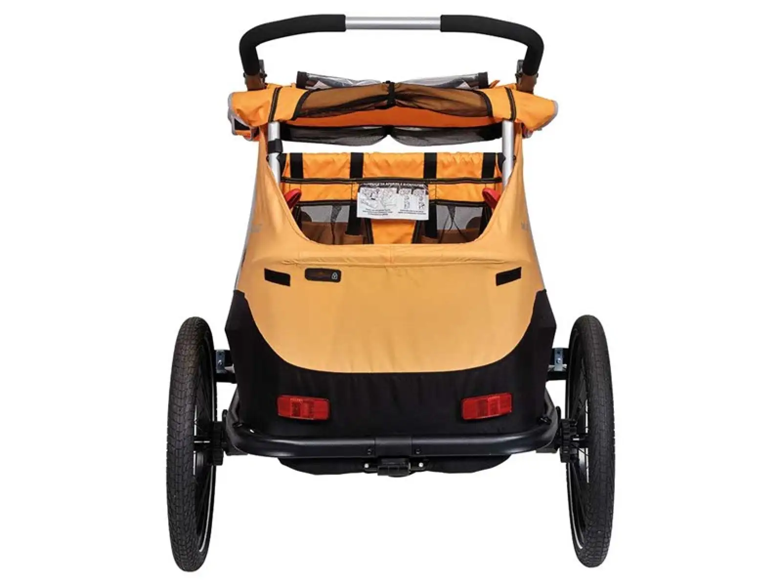 XLC DUOs BS-C10 two-seater trailer 20" Marigold/Anthrazit