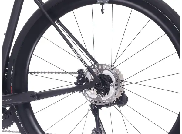Superior RR 9.8 road bike Matte Carbon / White