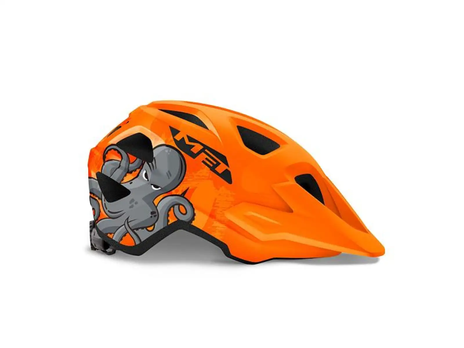 MET Eldar junior helmet octopus/orange size Uni (52-57 cm)