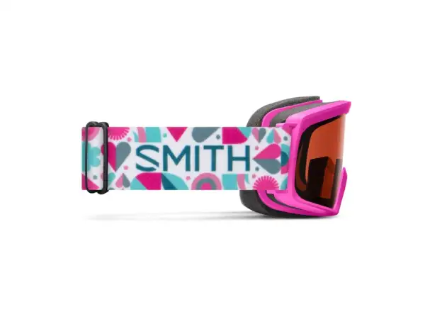 Smith Rascal children's ski goggles Vivid Pink Hearts / RC36