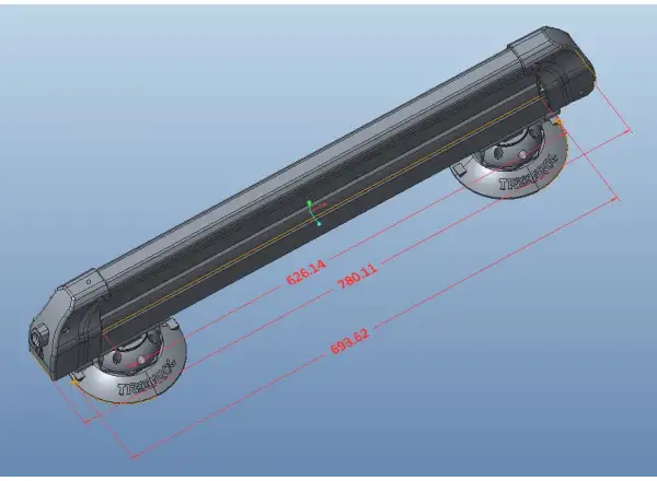 TreeFrog 365 H roof rack for skis and snowboards